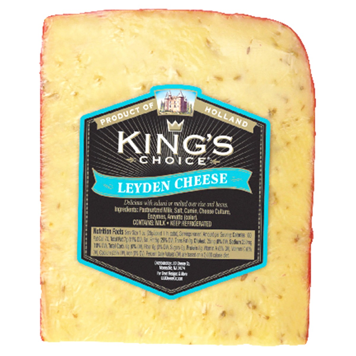 slide 1 of 1, King's Choice Leyden Cheese 8 oz., 8 oz