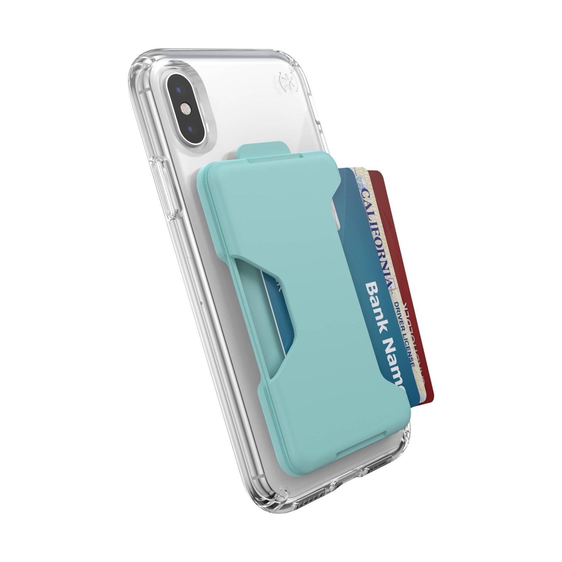 slide 1 of 5, Speck Universal LootLock Cell Phone Wallet Pocket - Surf Teal, 1 ct