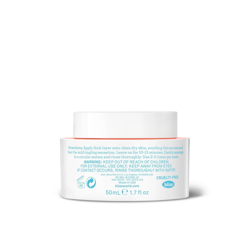 slide 4 of 4, Bliss Pumpkin Powerhouse Resurfacing & Exfoliating Enzyme Mask, 1.7 fl oz