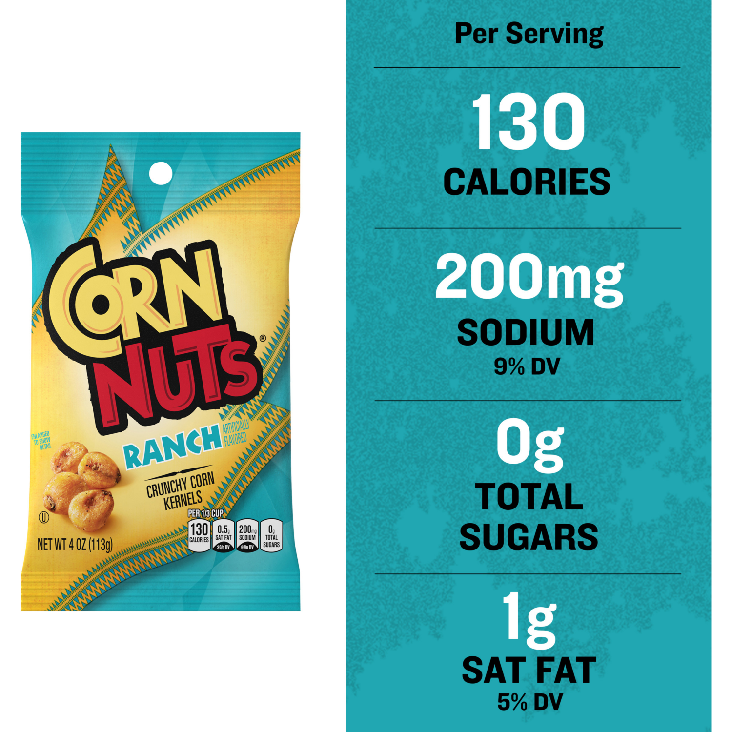 slide 3 of 3, Corn Nuts Crunchy Ranch Corn Kernels 4 oz, 4 oz