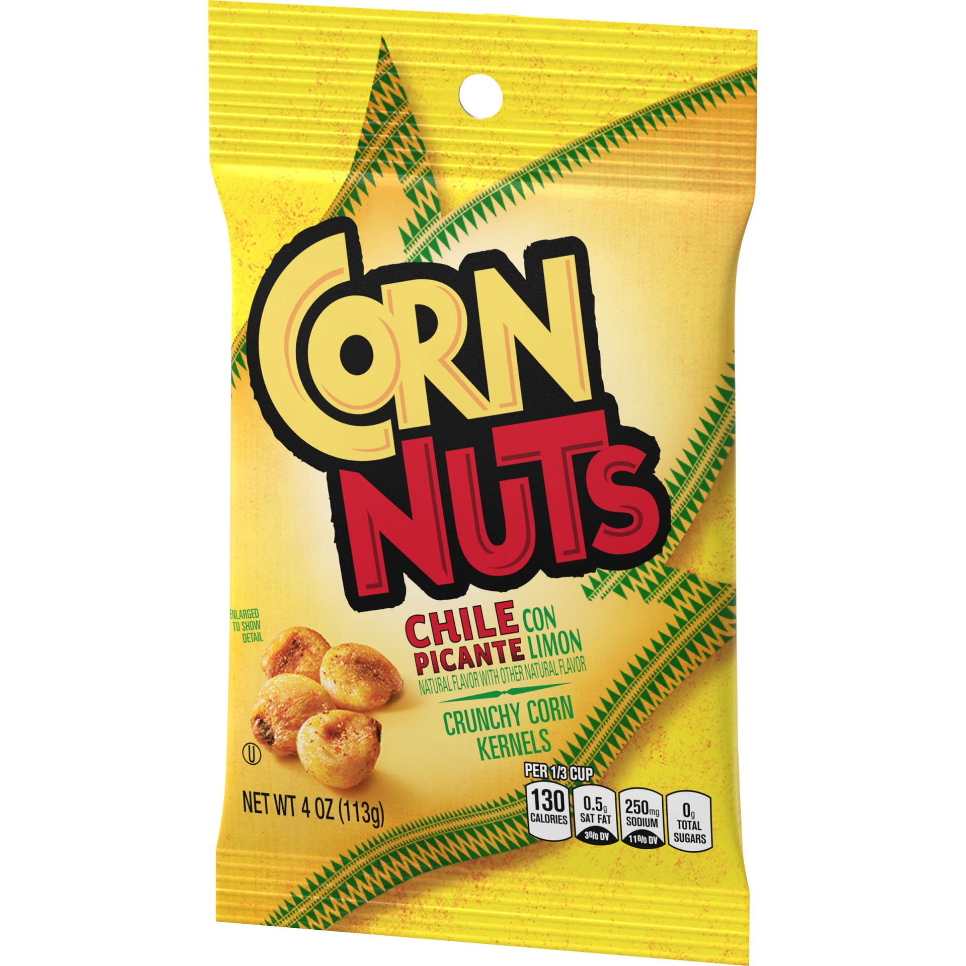 slide 3 of 6, Cornnuts Corn Nuts Chile Picante Con Limon Crunchy Corn Kernels, 4 Ounce, 4 oz