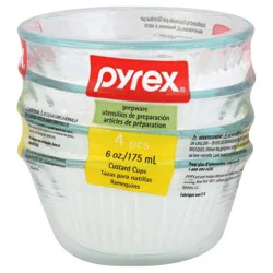 Pyrex Original Custard Cups 6Oz