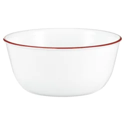 Corelle Livingware 28-Ounce Super Soup/cereal Bowl, Red Floral