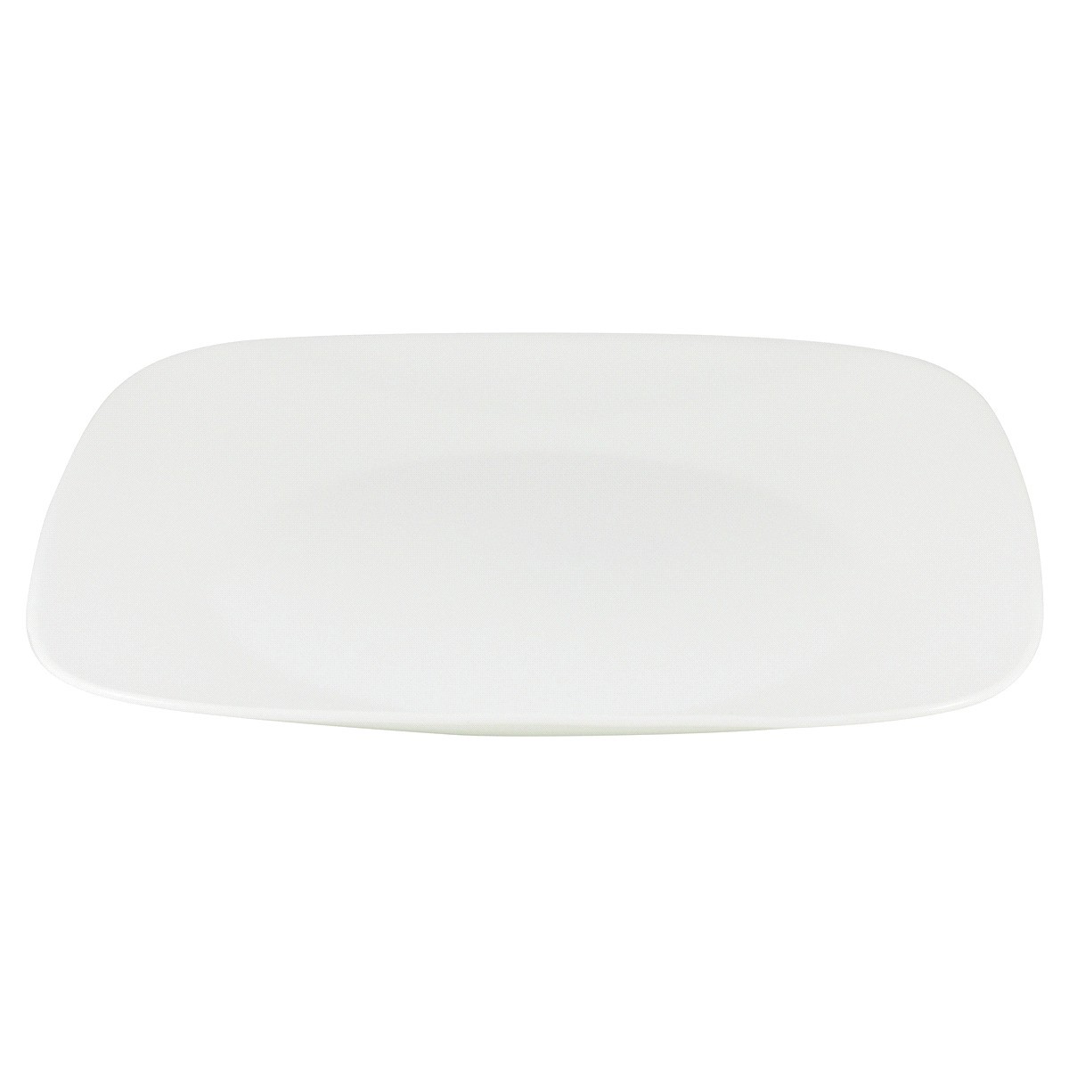 slide 1 of 1, Corelle Rounded Square Plate - Pure White, 10.5 in