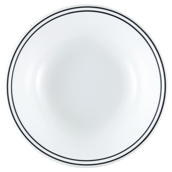 slide 6 of 9, Corelle Livingware City Block Bowl - Black & White, 18 oz