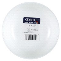 slide 5 of 9, Corelle Livingware City Block Bowl - Black & White, 18 oz