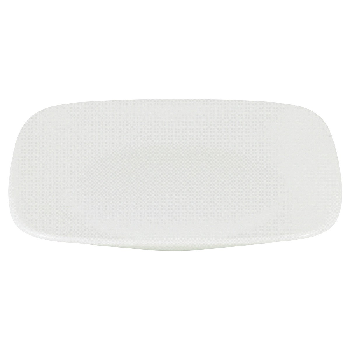 slide 1 of 1, Corelle Rounded Square Plate Pure White, 6.5 in
