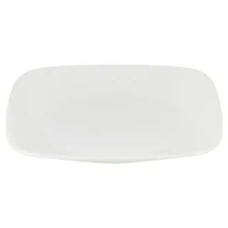 Corelle Rounded Square Plate Pure White
