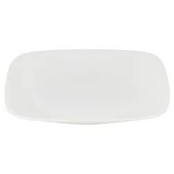 Corelle Rounded Square Plate Pure White