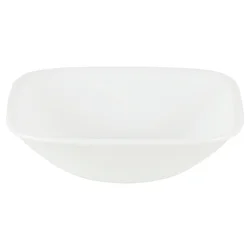Corelle Square Round Bowl, Pure White