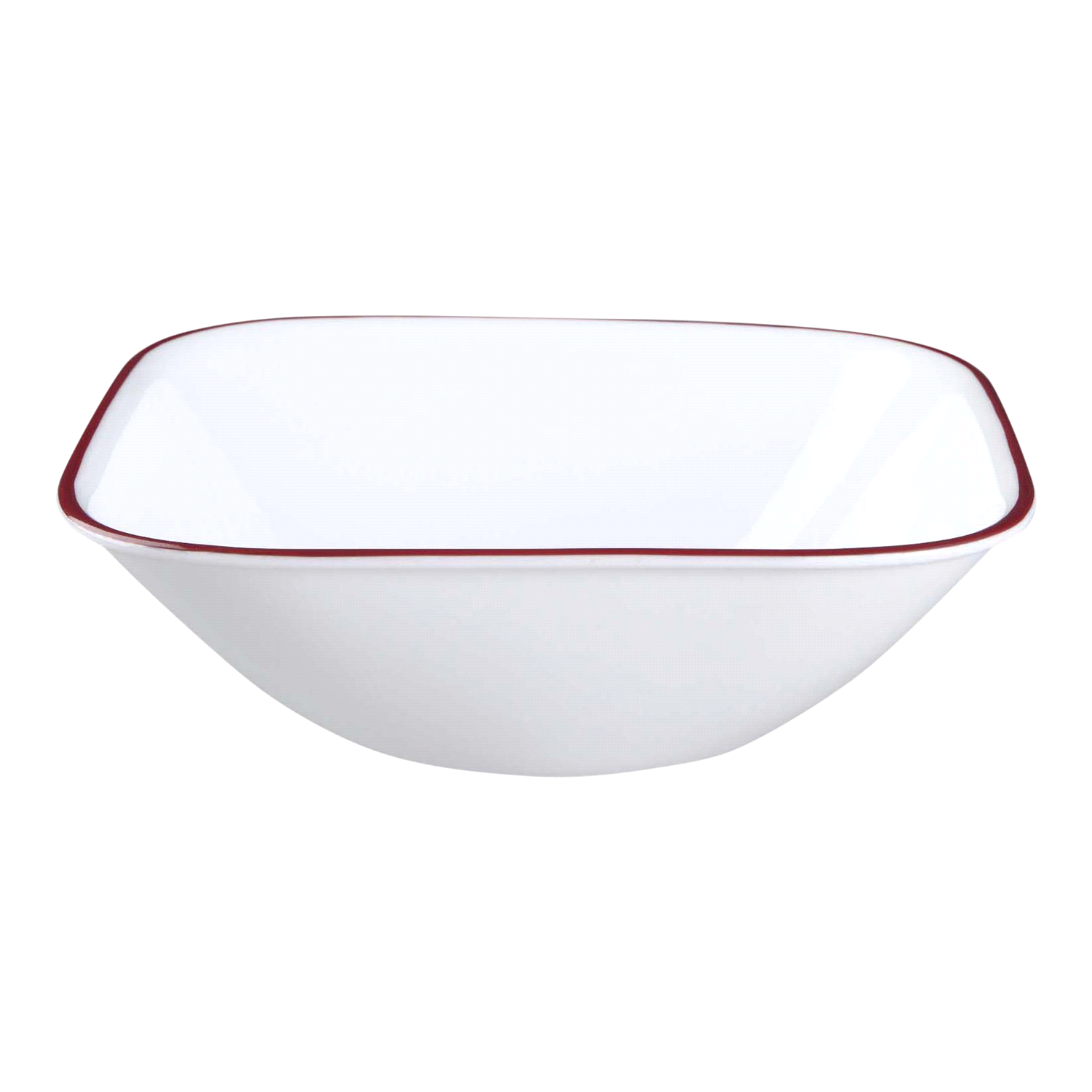 slide 1 of 1, Corelle Splendor Soup And Cereal Bowl - White/Red, 22 oz