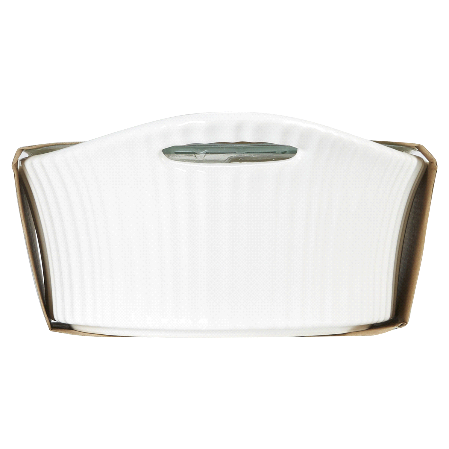 slide 5 of 5, CorningWare 1 Round Casserole with Glass Cover - French White, 1/2 qt