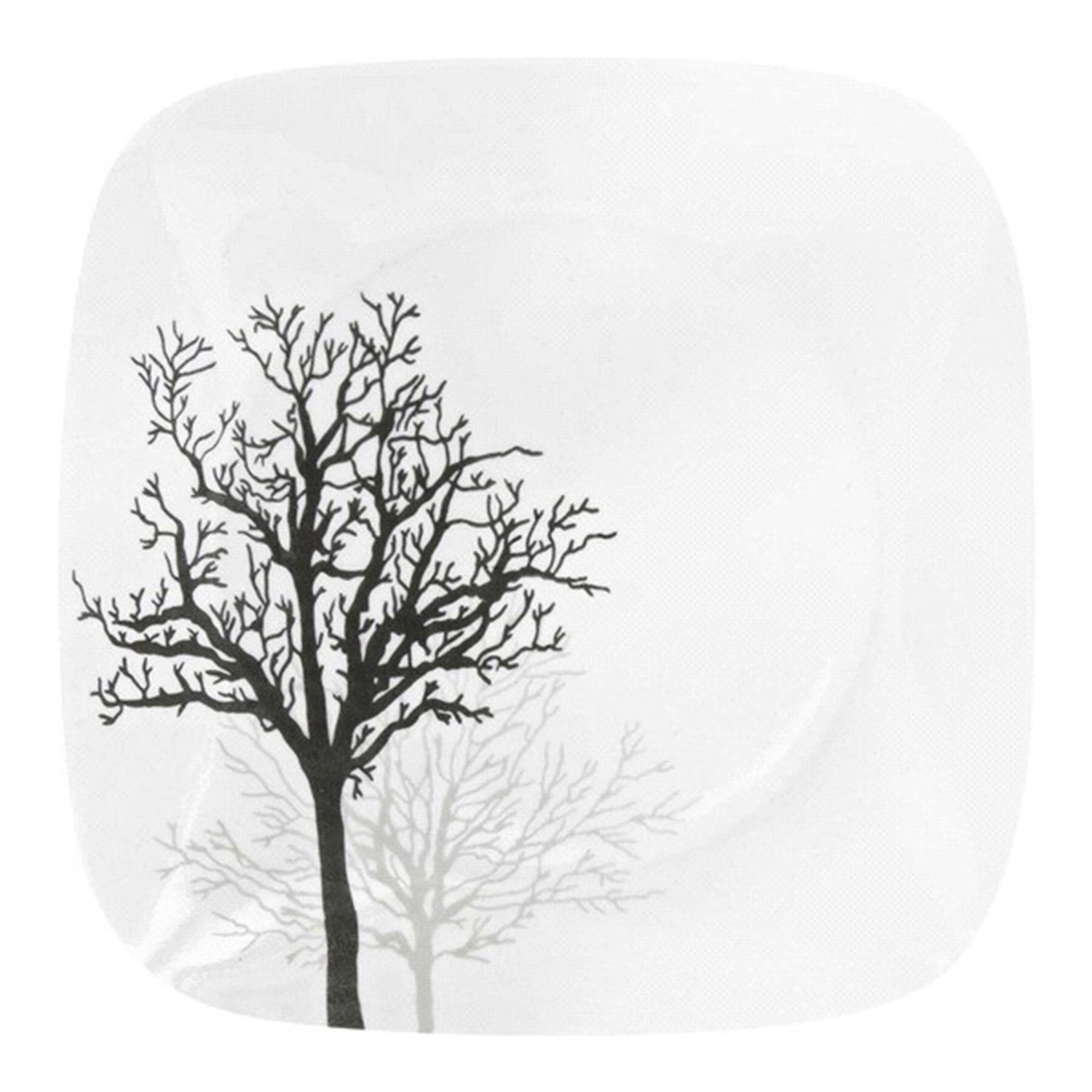 slide 1 of 1, Corelle Square 10.5in/26.5cm Plate BP Timber Shadows, 1 ct