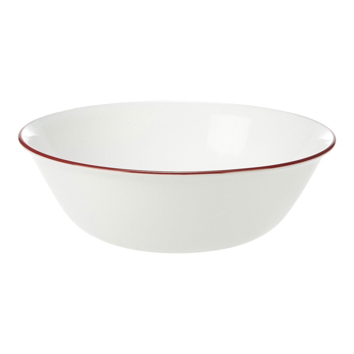 slide 1 of 1, Corelle Radiant Red Banded 1-Qt Serving Bowl, 1 ct