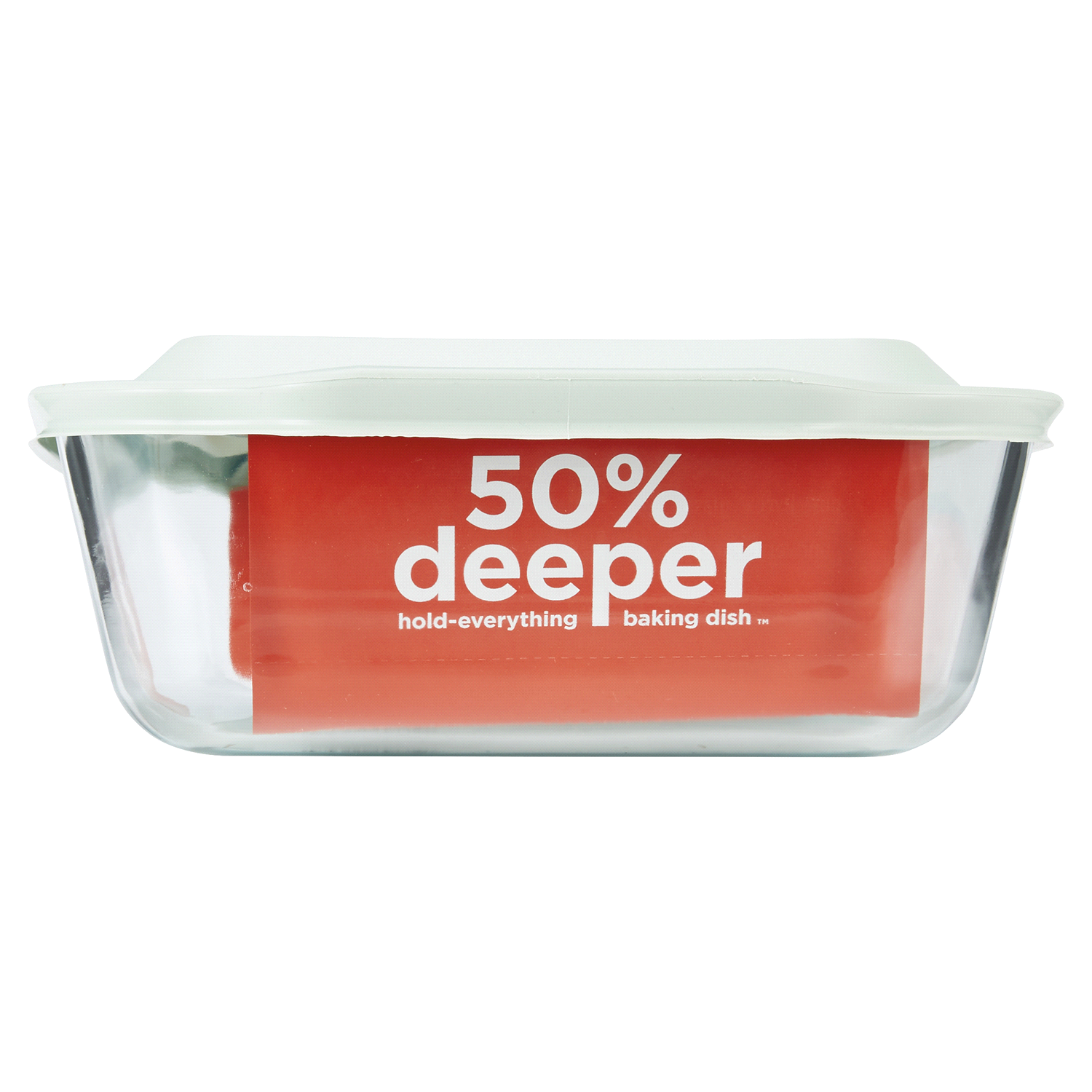 slide 5 of 5, Pyrex Deep Dish Baking Pan with Lid - Sage, 9x13, 9 in x 13 in