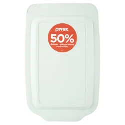 Pyrex Deep Dish Baking Pan with Lid - Sage, 9x13