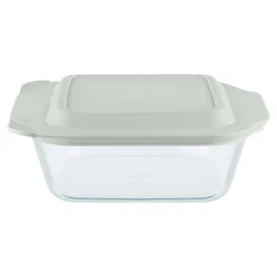 Pyrex Deep Dish Baking Pan With Lid - Sage