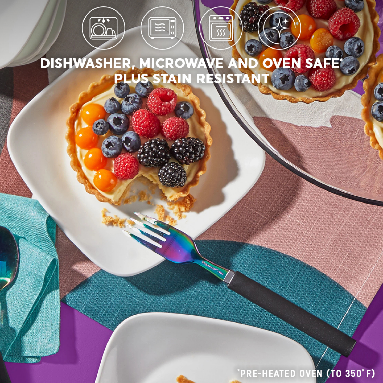 slide 2 of 4, Corelle Pure White Dinnerware Set, 1 ct