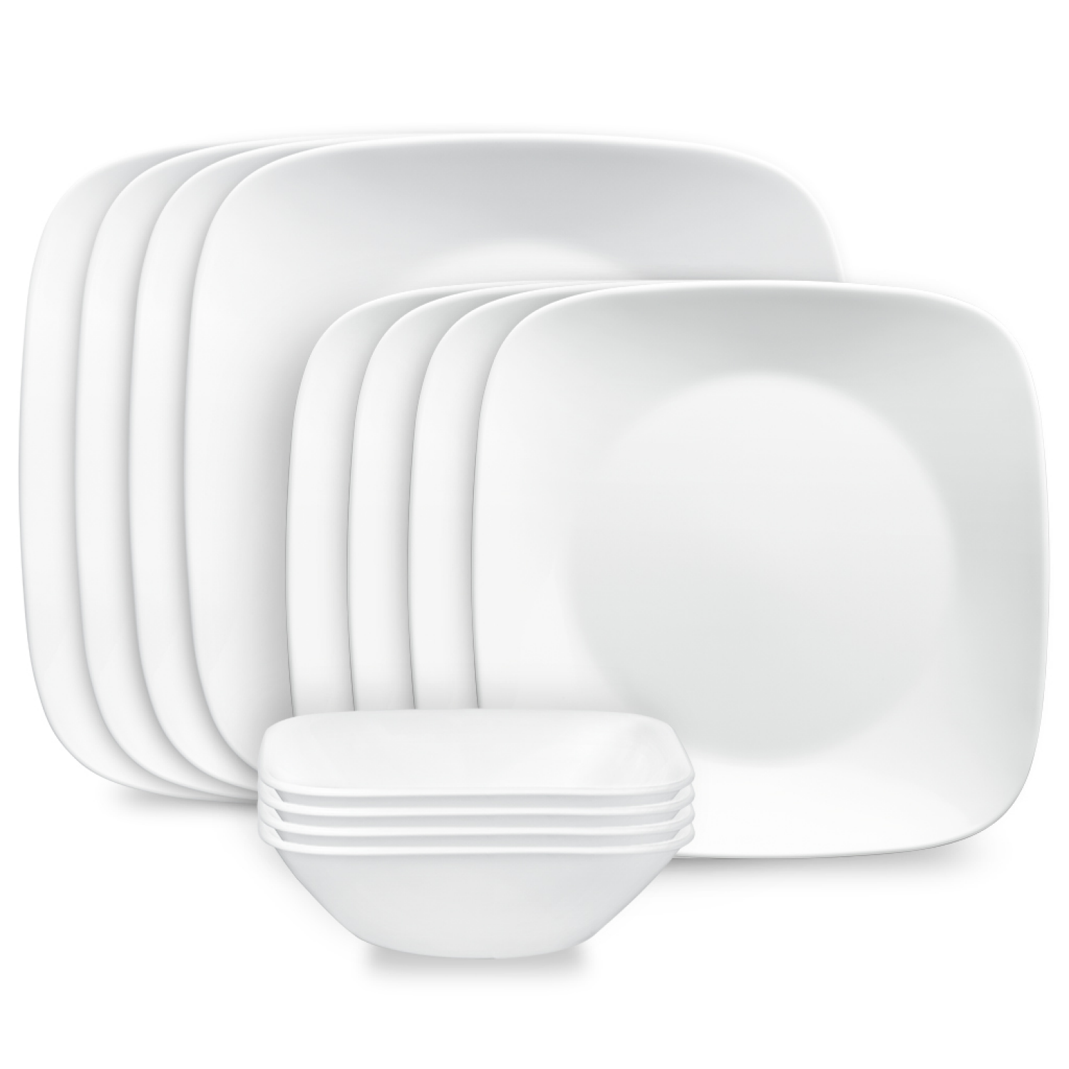 slide 1 of 4, Corelle Pure White Dinnerware Set, 1 ct