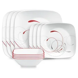 Corelle Splendor Square Dinnerware Set