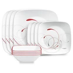 Corelle Splendor Square Dinnerware Set