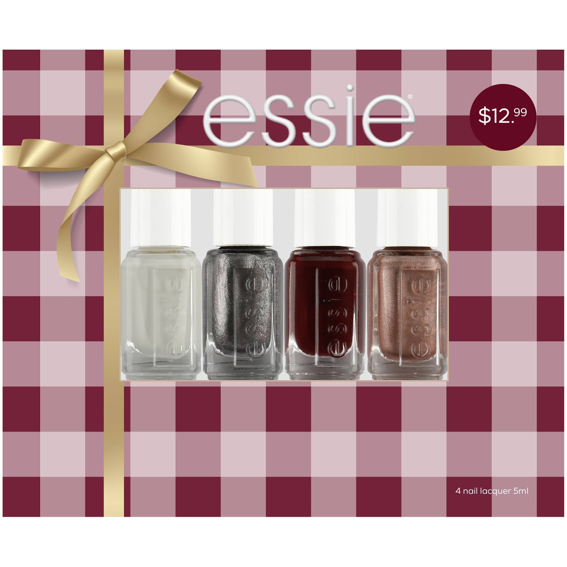 slide 1 of 2, essie Target Exclusive Holiday Collection Mini Kit, 4 ct