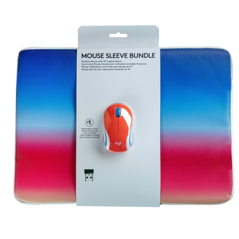 slide 2 of 5, Logitech Mouse Sleeve Bundle, 1 ct