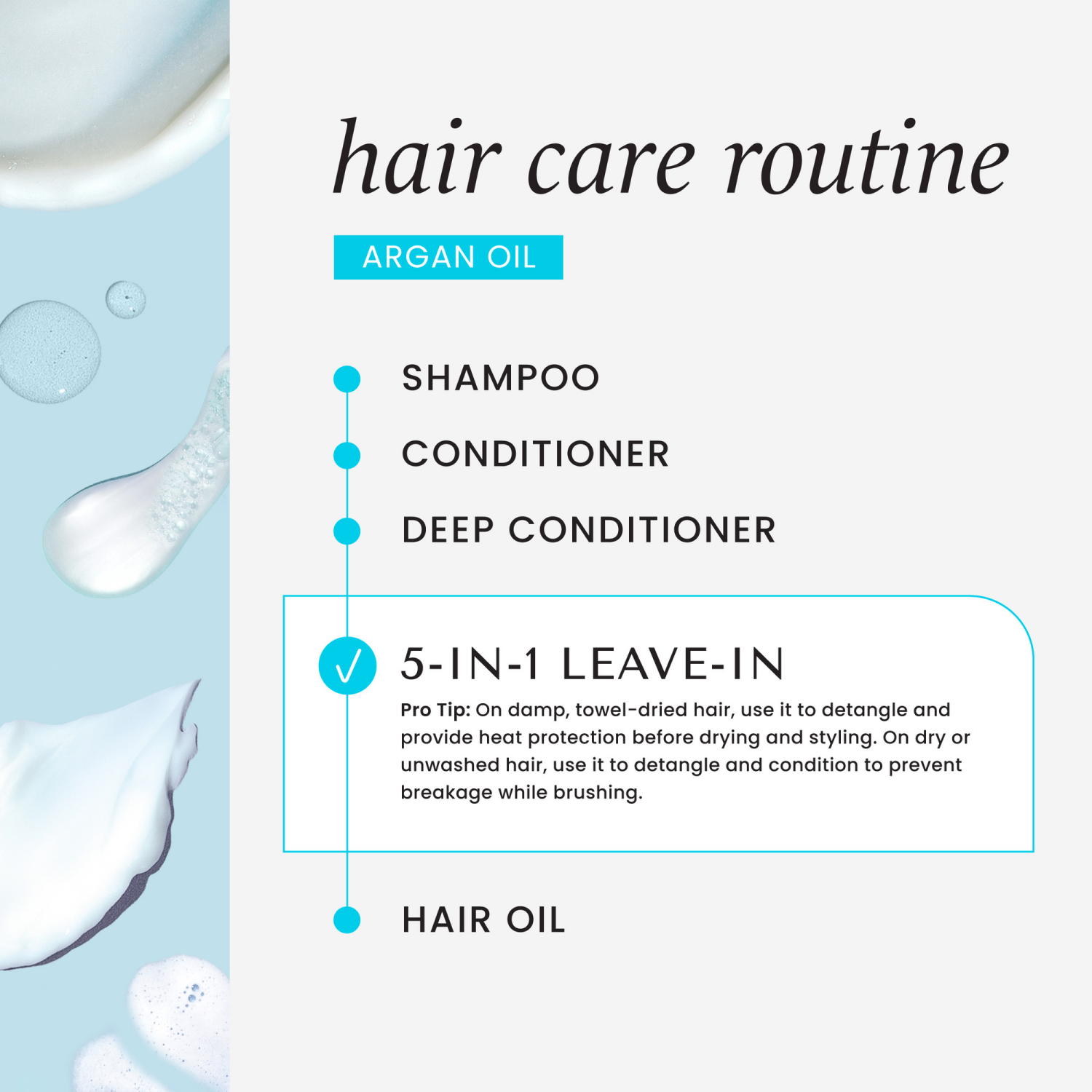 slide 4 of 5, Hask Argan Oil 5-In-1 Leave-In Spray 6 fl oz, 6 fl oz