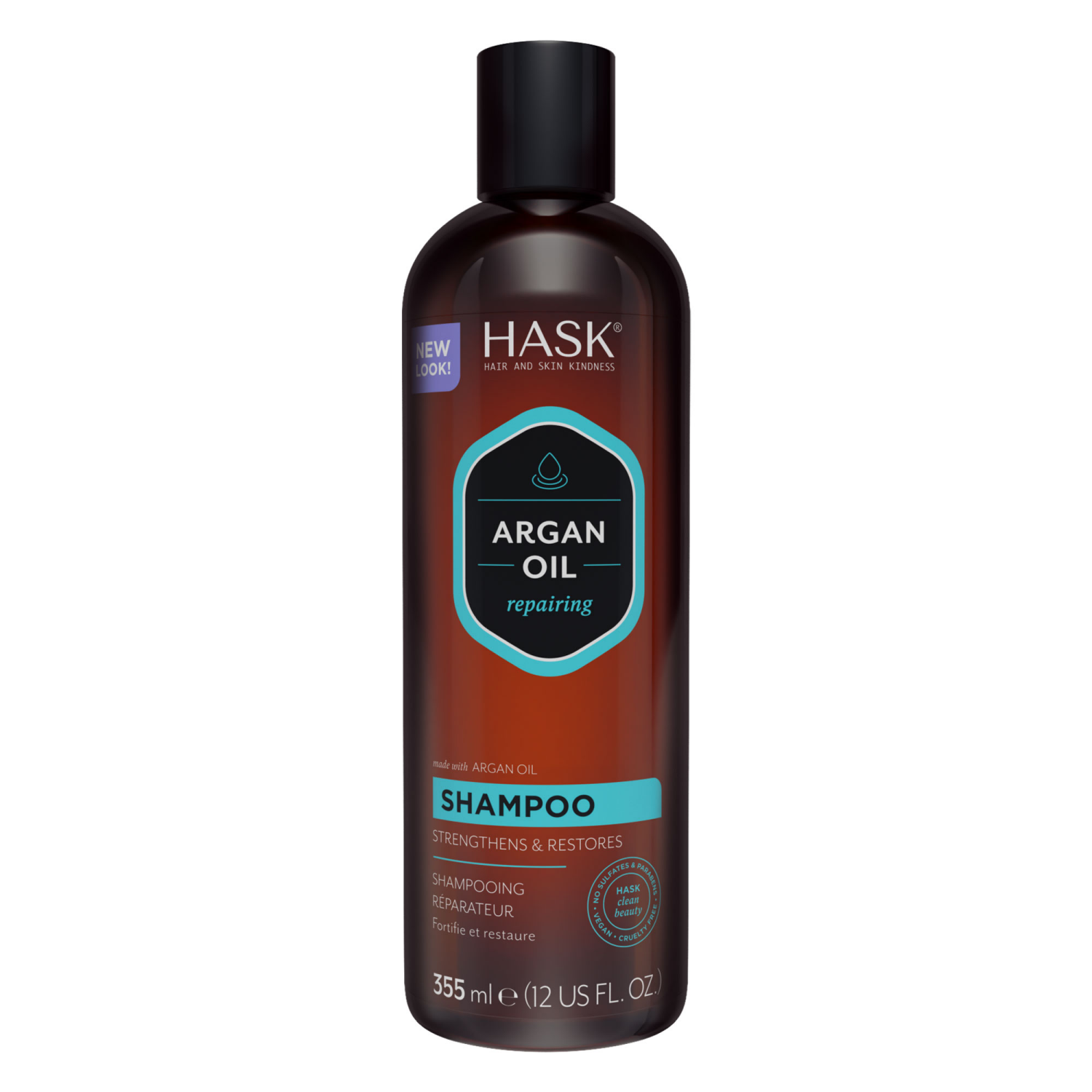 slide 1 of 5, Hask Argan Oil Repairing Shampoo 12 fl oz, 12 fl oz