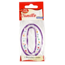 Betty Crocker Candles Birthday Numeral 0 - 1 Count