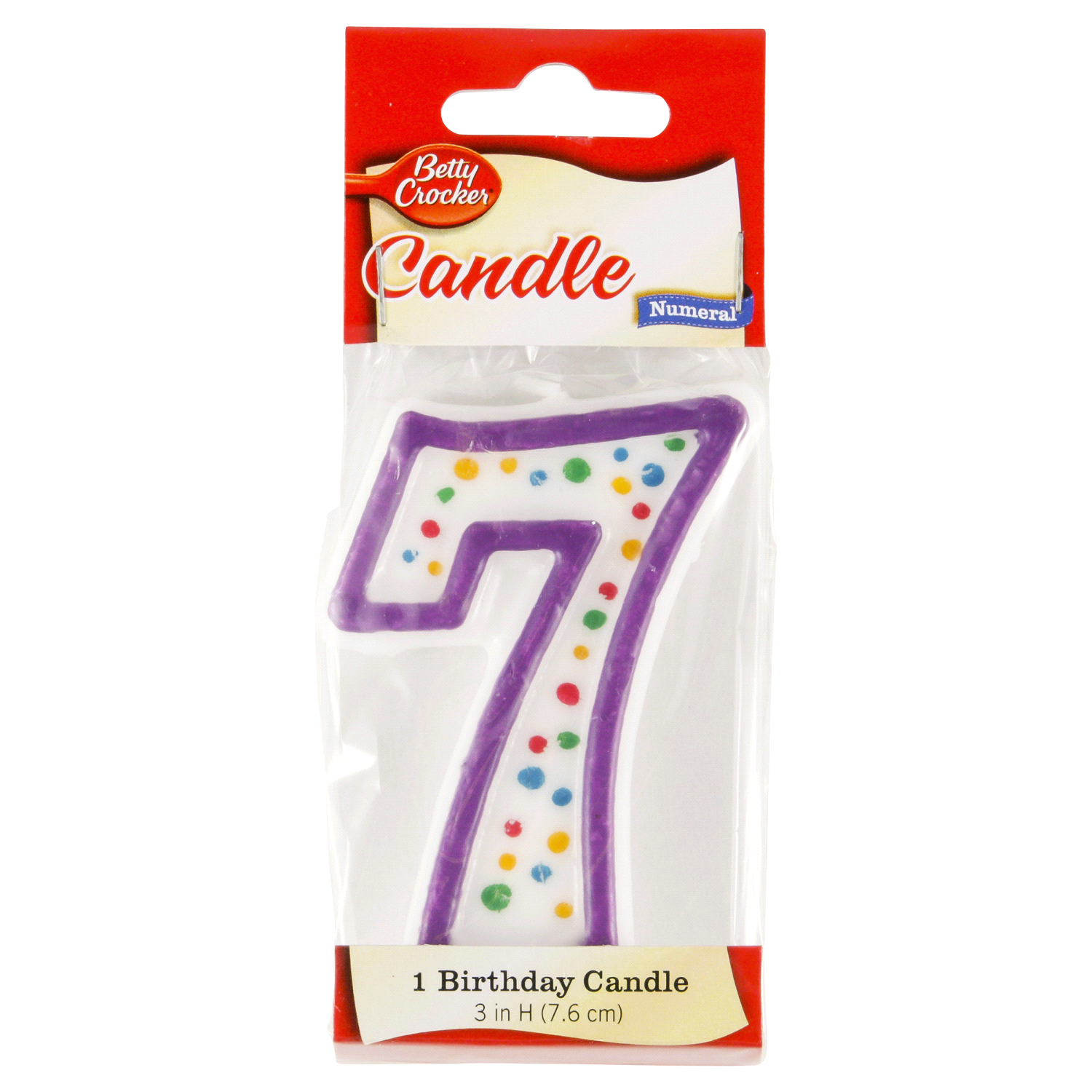 slide 1 of 2, Betty Crocker Birthday Candle, 1 ct