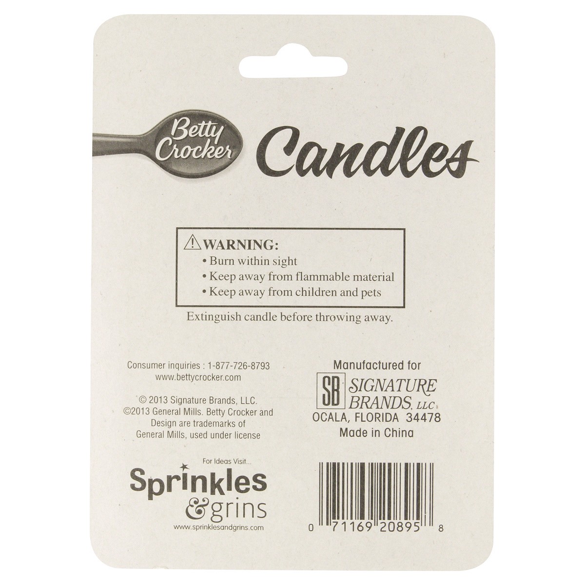 slide 2 of 2, Betty Crocker Happy Birthday Candles, 13 ct
