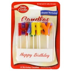 Betty Crocker Happy Birthday Candles