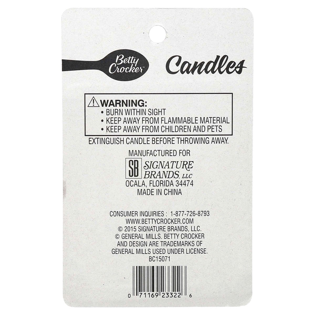 slide 2 of 2, Betty Crocker Numeral Candle Cup Cake, 10 ct