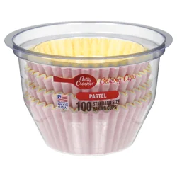 Betty Crocker Standard Size Baking Cups Pastel