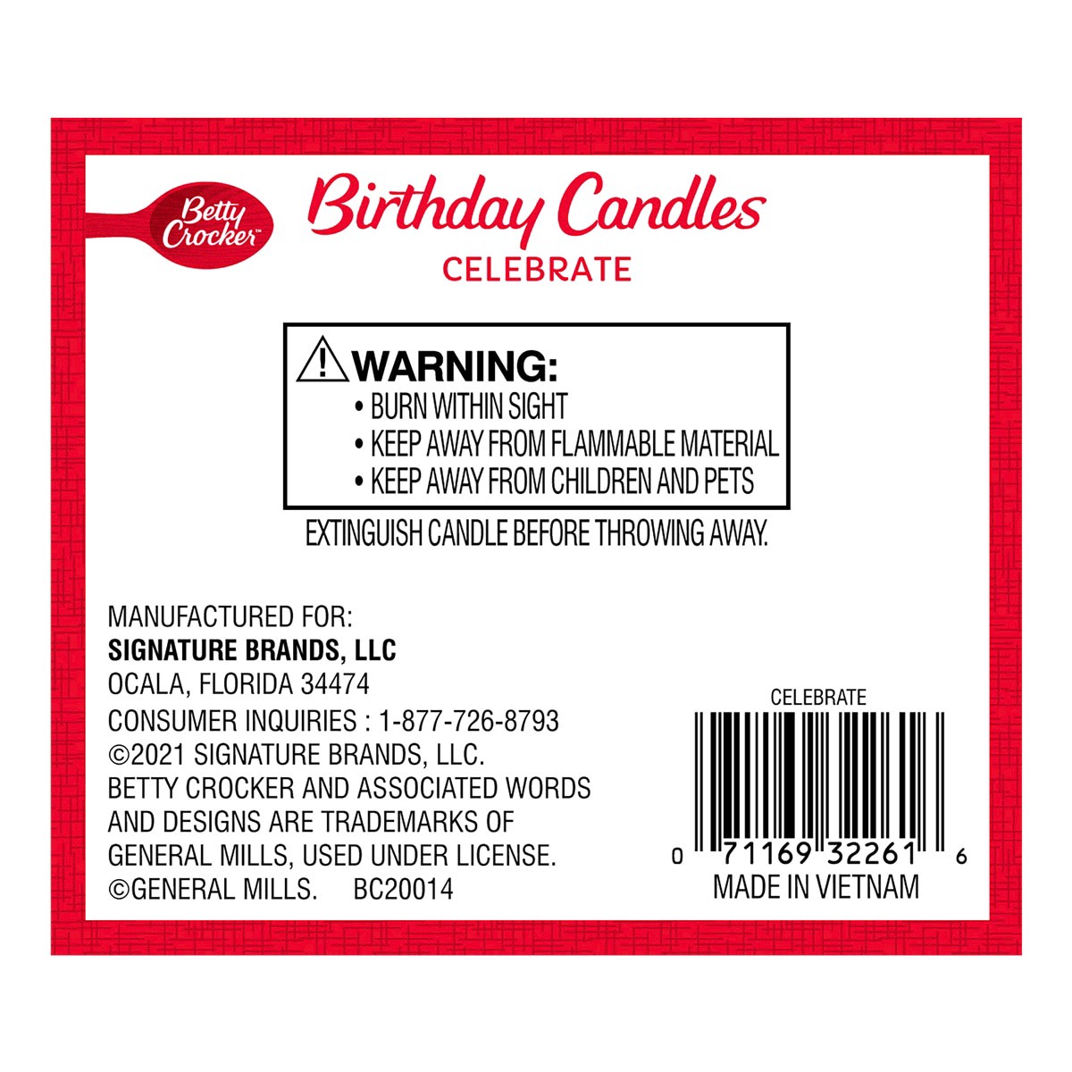 slide 2 of 2, Betty Crocker Premium Celebrate Candles, 9 ct