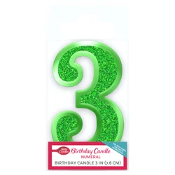 Betty Crocker Premium Numeral Candle