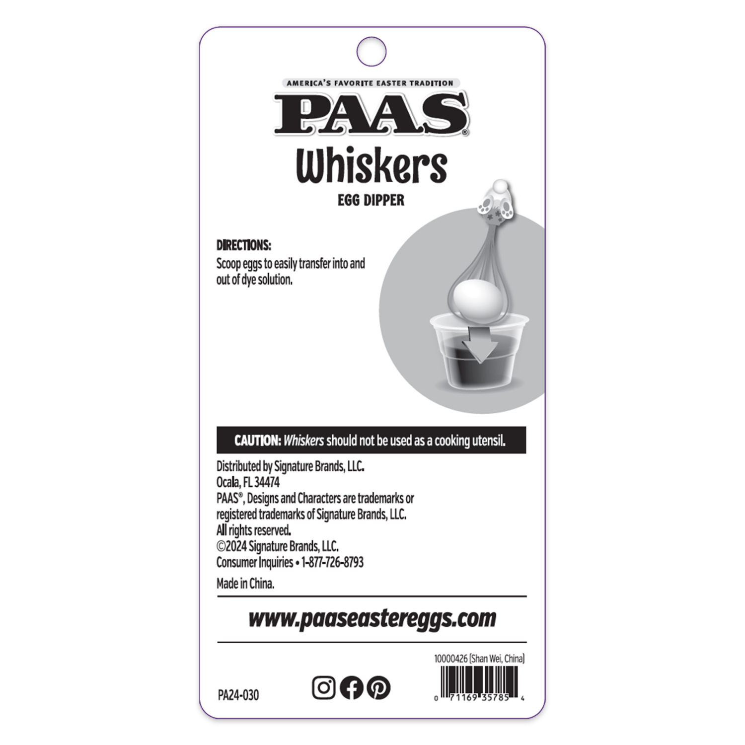 slide 2 of 2, Paas Whiskers Bunny Whisk, 1 ct