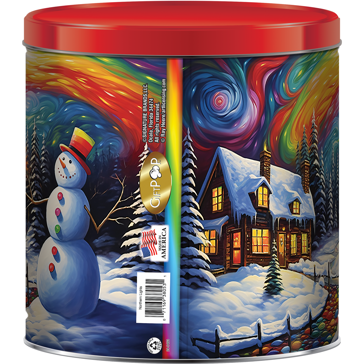 slide 2 of 2, Northern Light Pcorn Tin, 1 ct