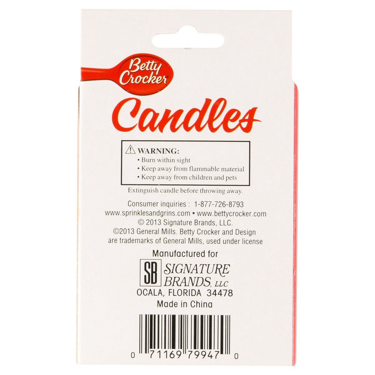 slide 2 of 2, Betty Crocker Rainbow Glow Birthday Candles 12 ea, 12 ct
