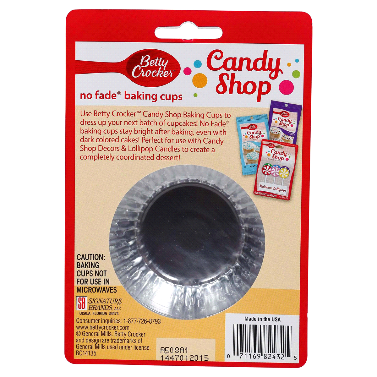 slide 2 of 2, Betty Crocker Candy Shoppe No Fade Baking Cups, 24 ct