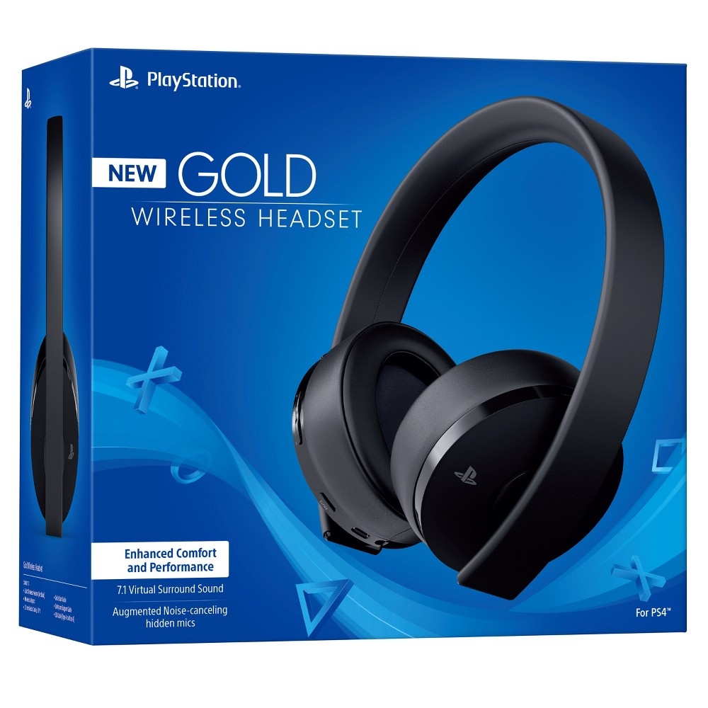 slide 2 of 3, PlayStation Gold Wireless Gaming Headset, 1 ct