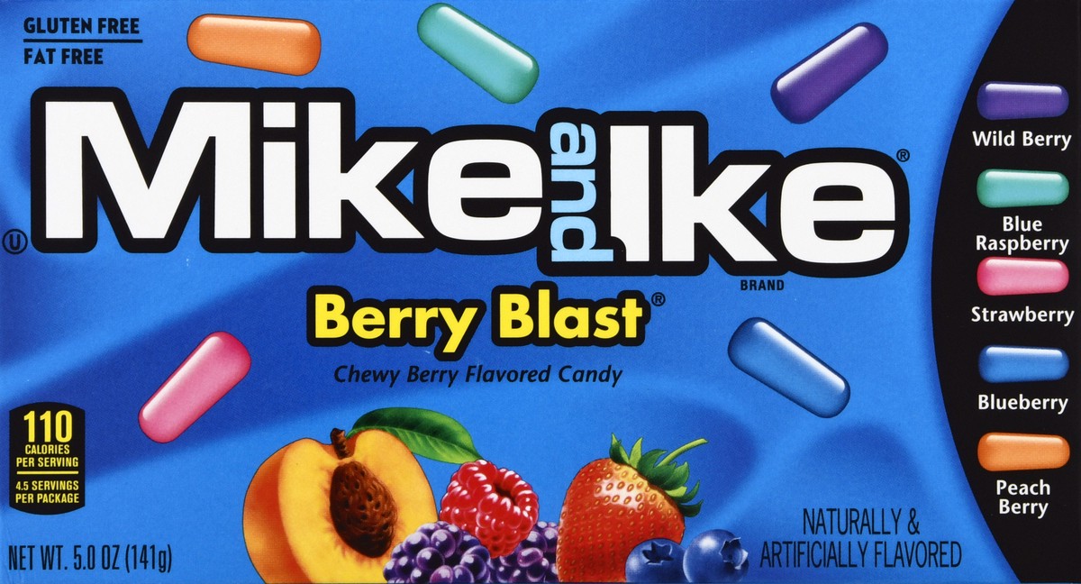 slide 1 of 1, MIKE AND IKE Mike & Ike Theatre Box Berry Blast Candy, 5 oz