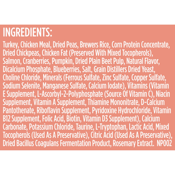 slide 24 of 29, Rachael Ray Nutrish Inner Health Turkey, Chickpeas & Salmon Recipe Dry Cat Food, 3 lb. Bag, 48 oz