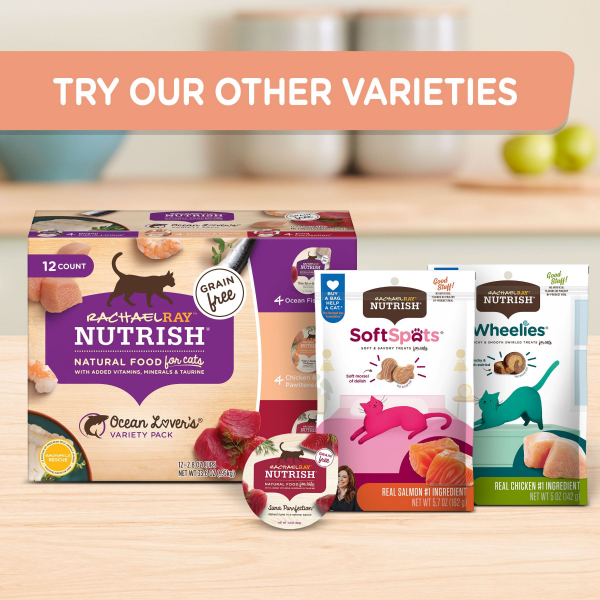 slide 20 of 29, Rachael Ray Nutrish Inner Health Turkey, Chickpeas & Salmon Recipe Dry Cat Food, 14 lb. Bag, 14 lb