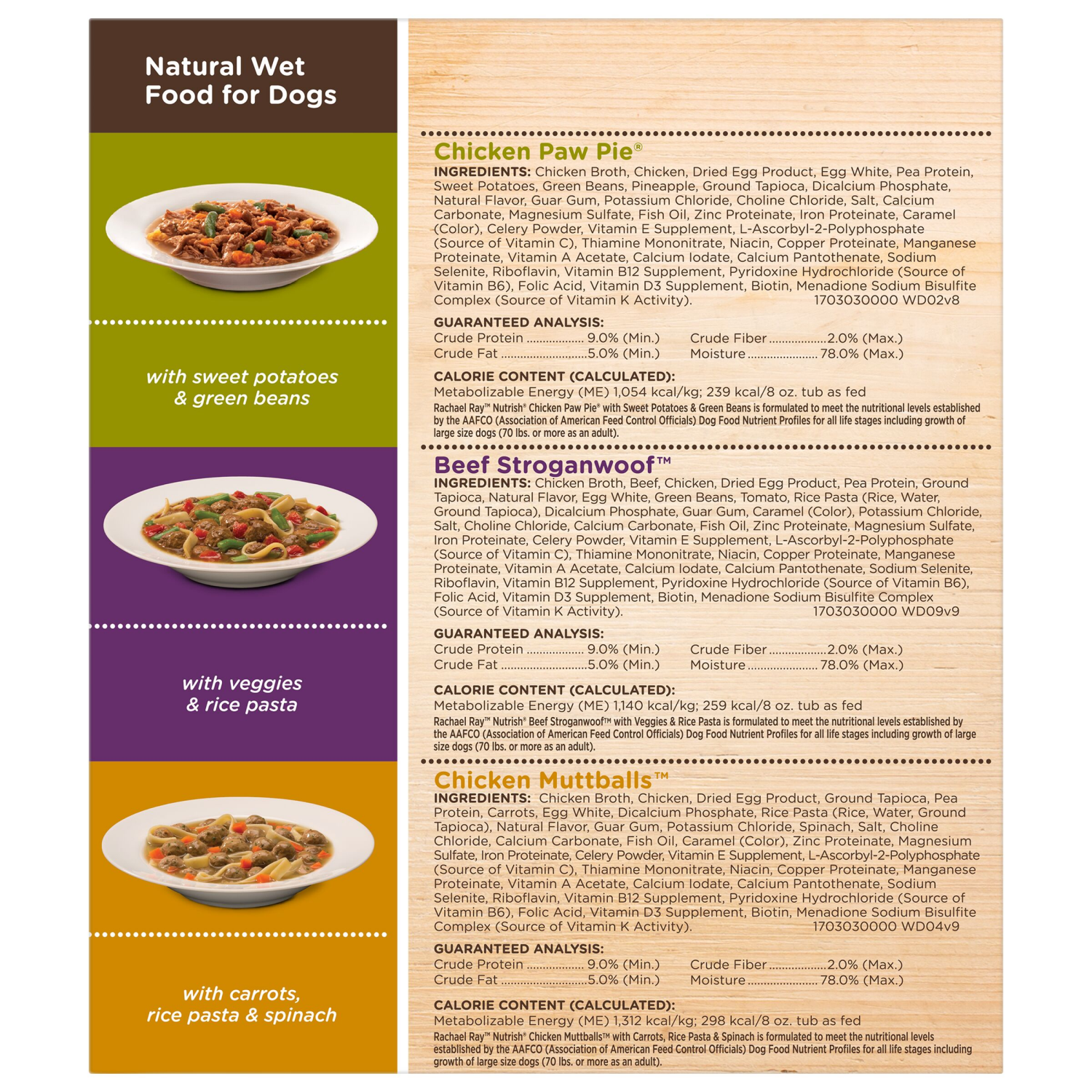 slide 7 of 8, Rachael Ray Nutrish Dog Food, Spinach, 48 oz