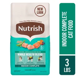 Rachael Ray Nutrish Indoor Complete Chicken With Salmon & Lentils Dry Cat Food
