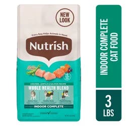 Rachael Ray Nutrish Indoor Complete Chicken With Salmon & Lentils Dry Cat Food