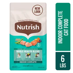 Rachael Ray Nutrish Indoor Complete Chicken with Salmon & Lentils Dry Cat Food