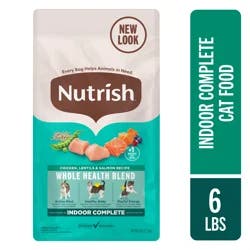 Rachael Ray Nutrish Indoor Complete Chicken with Salmon & Lentils Dry Cat Food